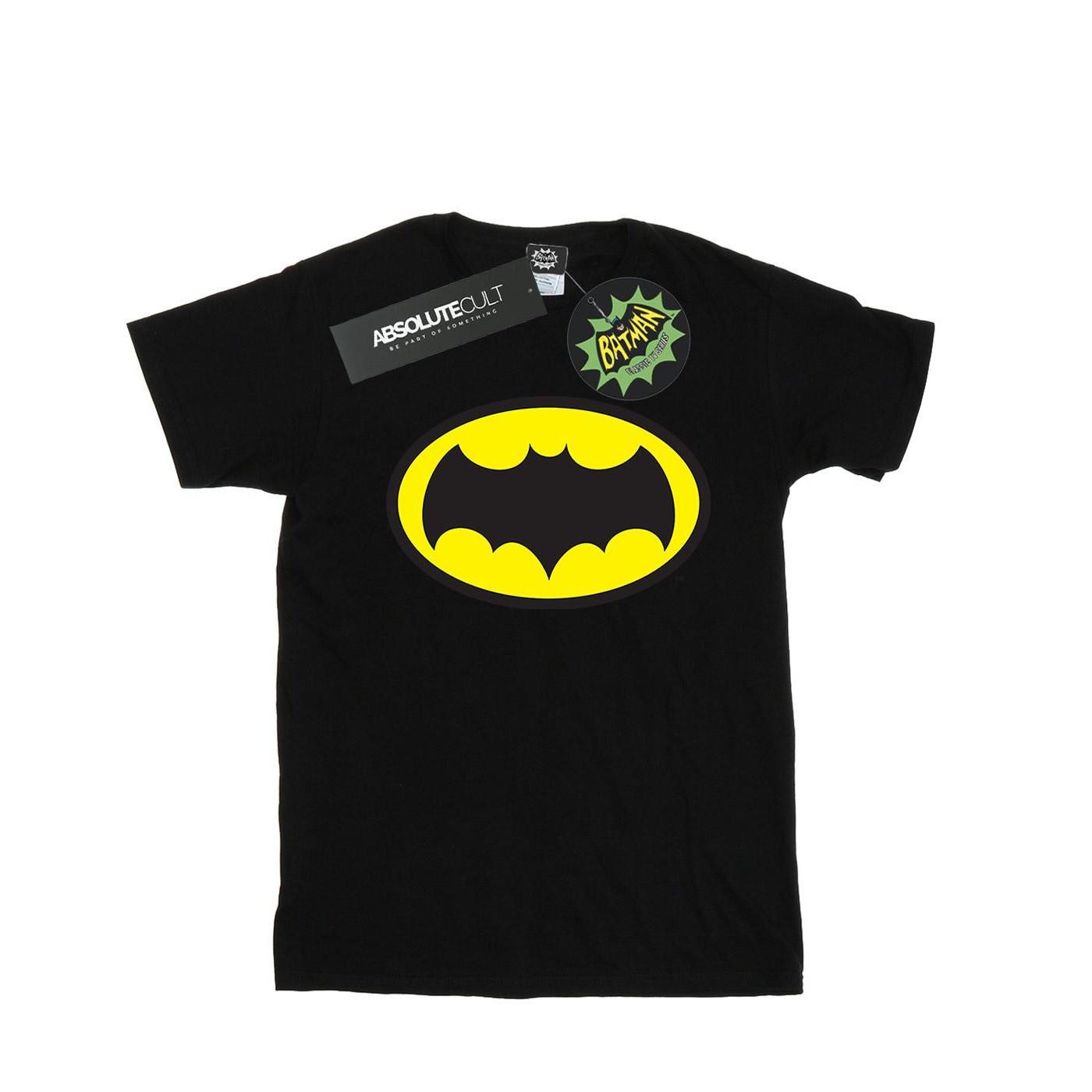 Image of Batman Tv Series Logo Tshirt Damen Schwarz XL