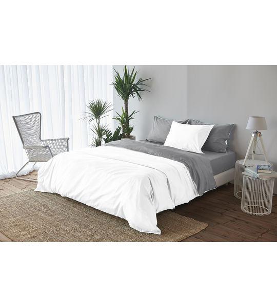 Living Home Uni Satin Doubleface Duvetbezug  