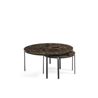 La Redoute Intérieurs 2er-Set runde Couchtische Chici  