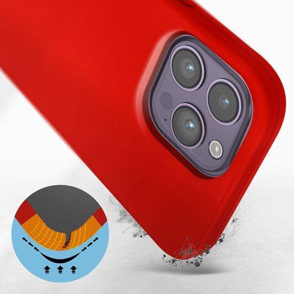 Avizar  Coque iPhone 14 Pro Max Soft Touch Rouge 