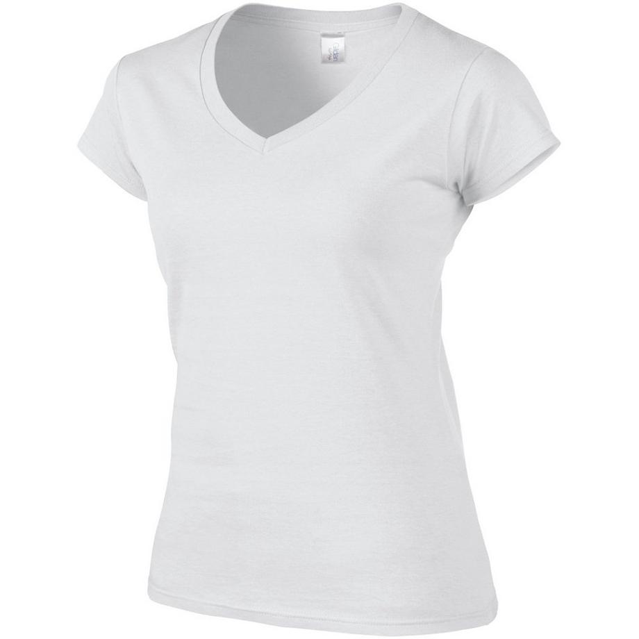 Gildan Kurzarm V-Ausschnitt T-Shirt  