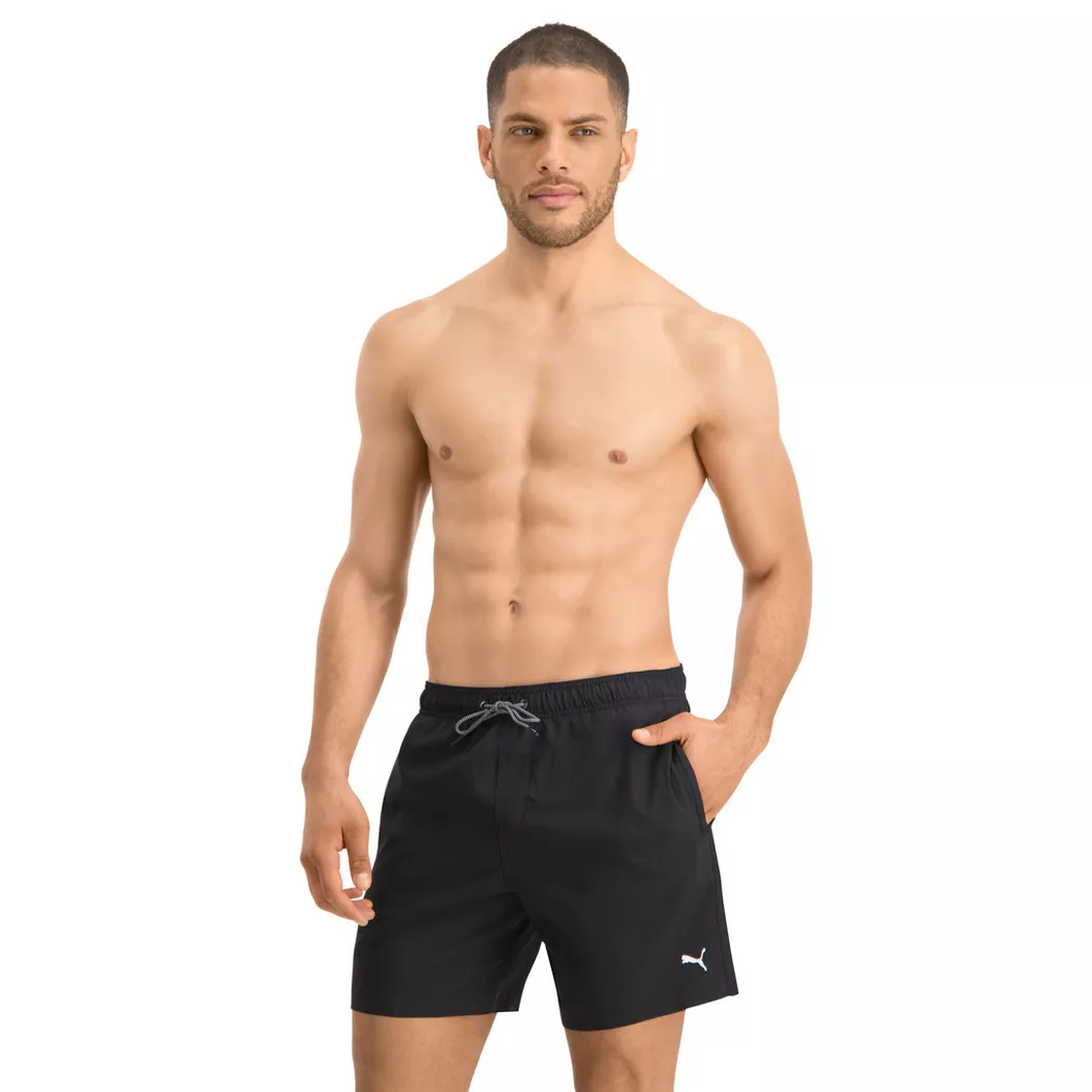 Maillot de bain de Puma Medium Length1P Speed Homme Noir