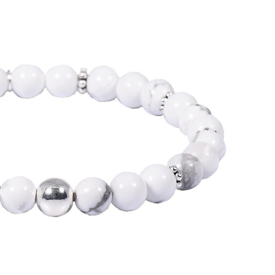 Balibay  Beyaz  Armband mit Magnesit und 925 Silber 