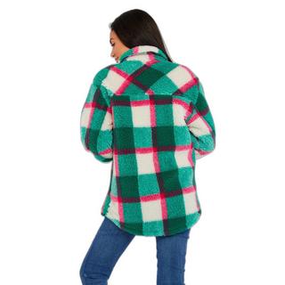 BANANA MOON Mael Stockey Cappotto Teddy a Quadri  