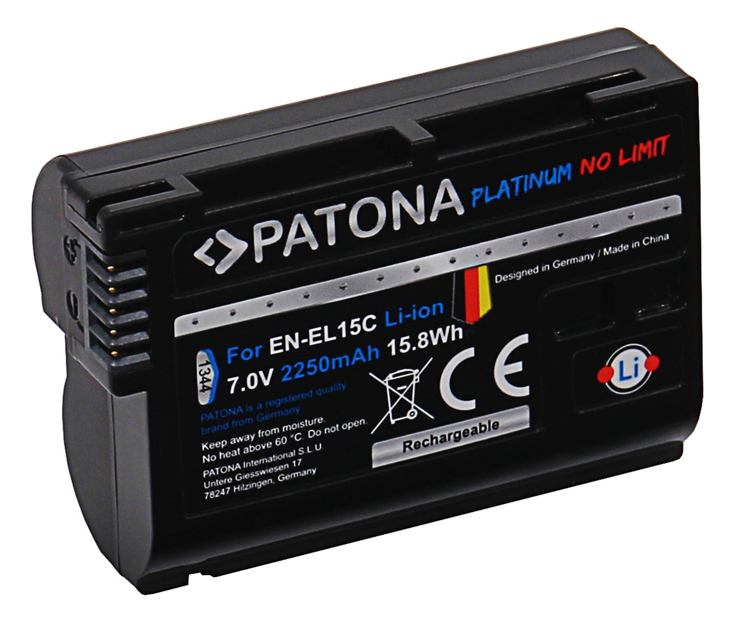 Image of PATONA 1344 Kamera-/Camcorder-Akku Lithium-Ion (Li-Ion) 2250 mAh