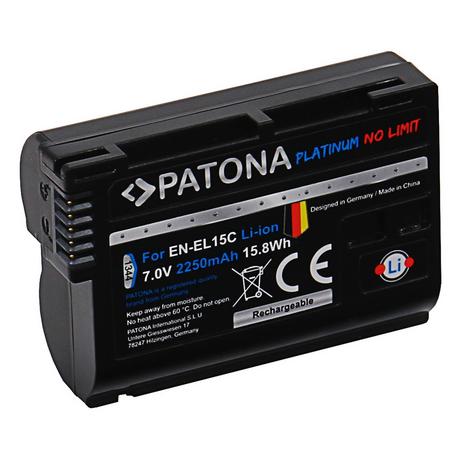 Patona  PATONA 1344 Kamera-/Camcorder-Akku Lithium-Ion (Li-Ion) 2250 mAh 