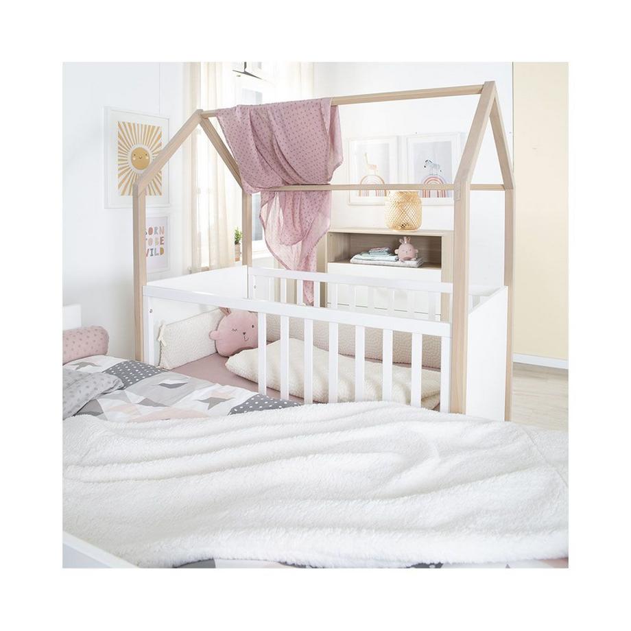 roba  Hausbett mit Beistellfunktion 60x120cm Cabane 