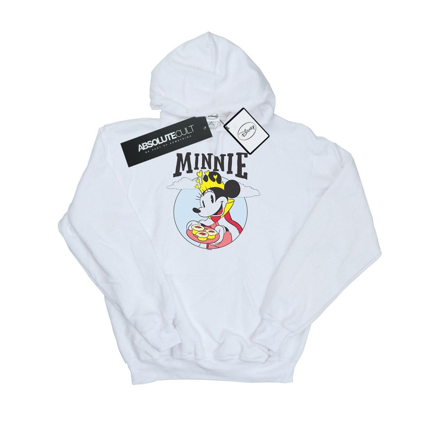 Image of Minnie Mouse Queen Kapuzenpullover Jungen Weiss 116