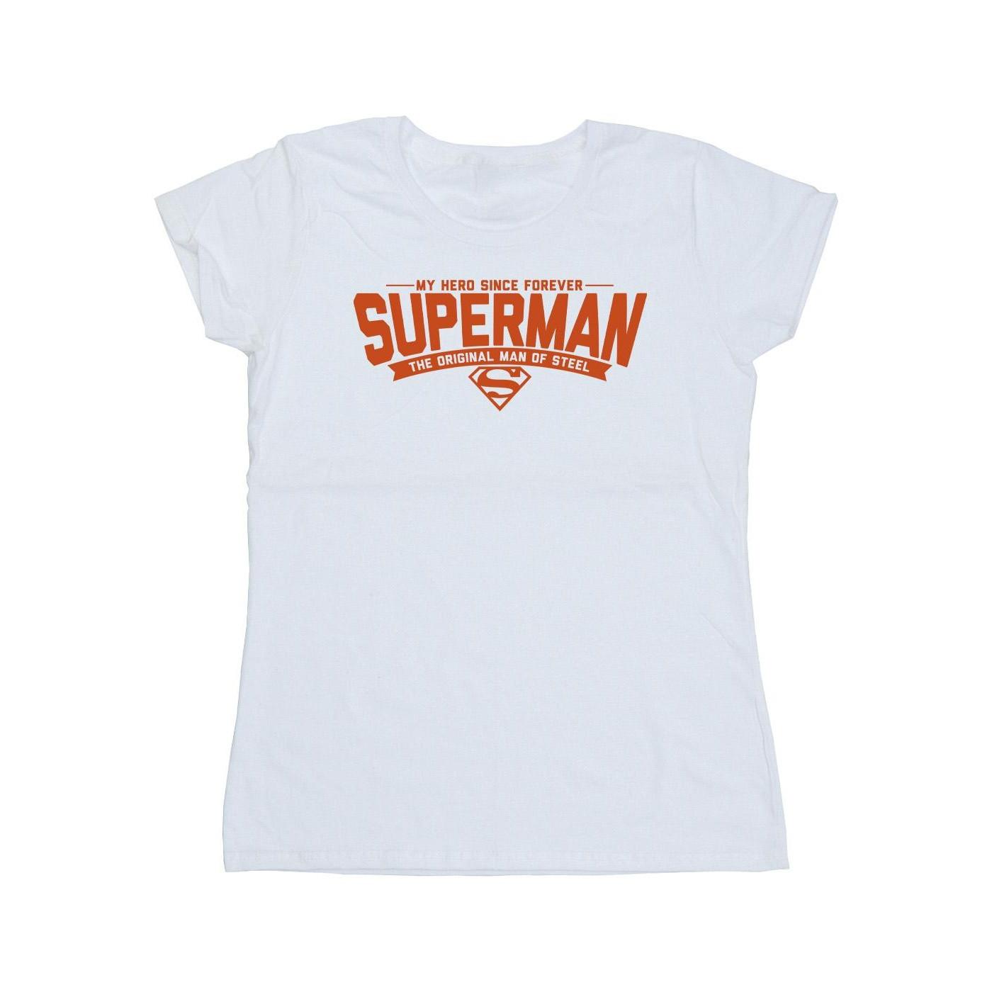 Image of Superman Hero Dad Tshirt Damen Weiss M