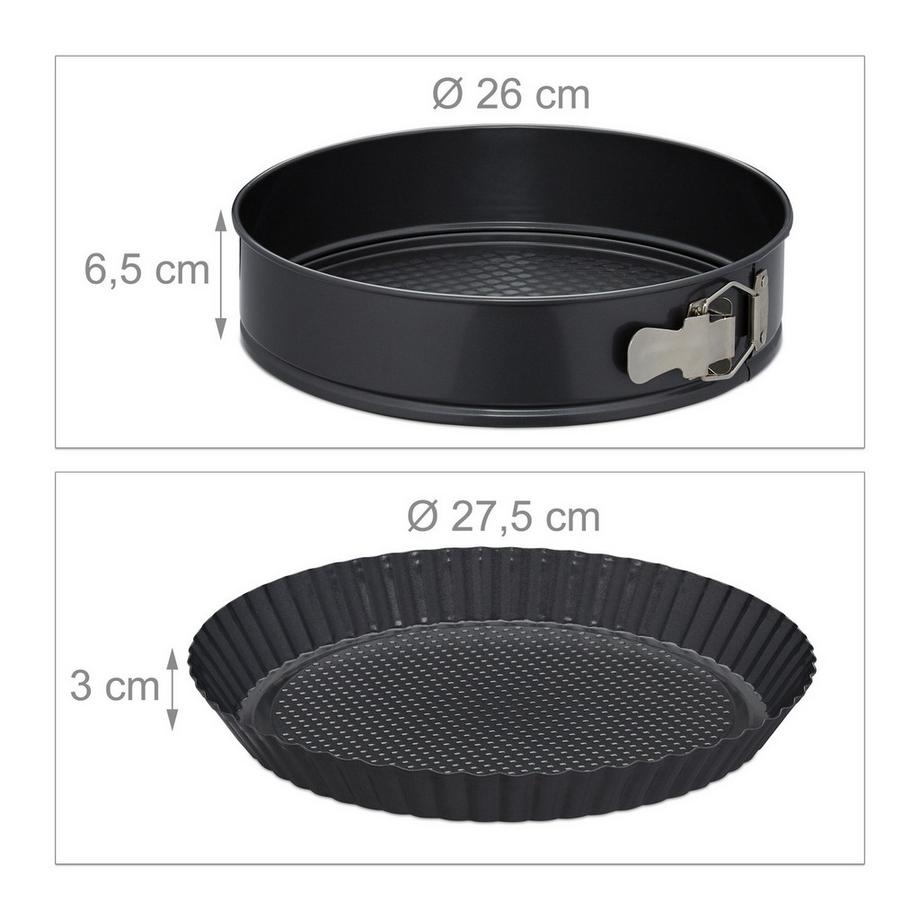 B2X Ensemble de moules de cuisson 5 pièces  