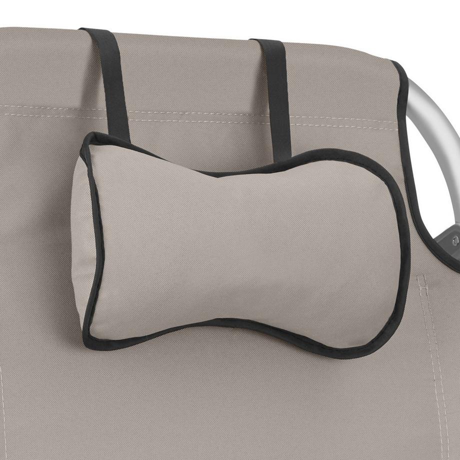 Tectake Strandstuhl Aluminium klappbar mit Rucksackfunktion, wasserabweisender Polyesterbezug, 63x62x78cm  