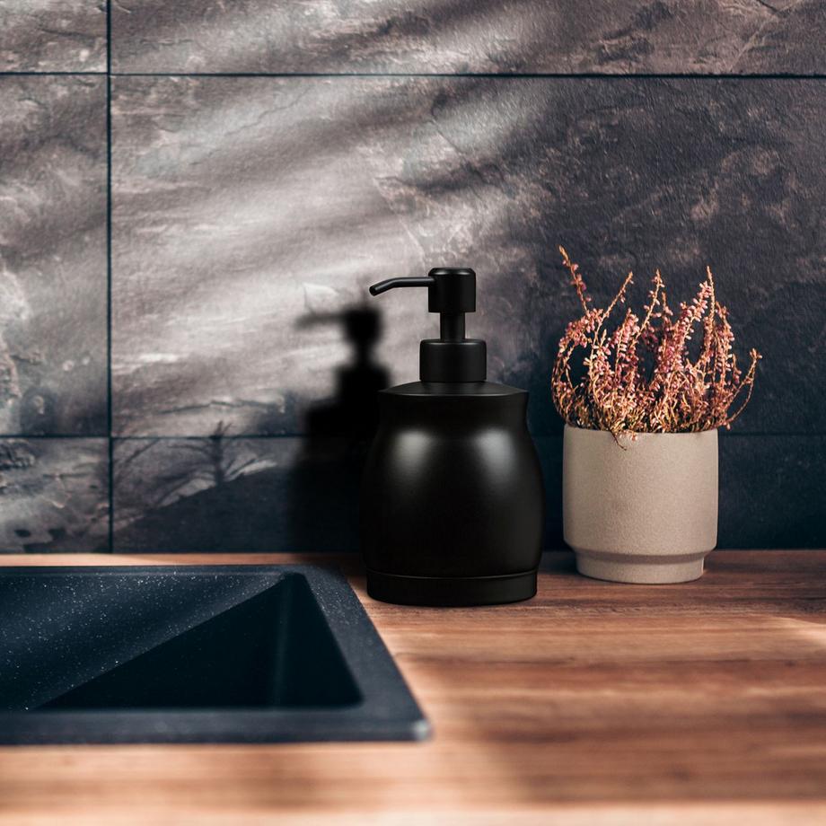 Northix Pompe à savon en acier inoxydable 390 ml  