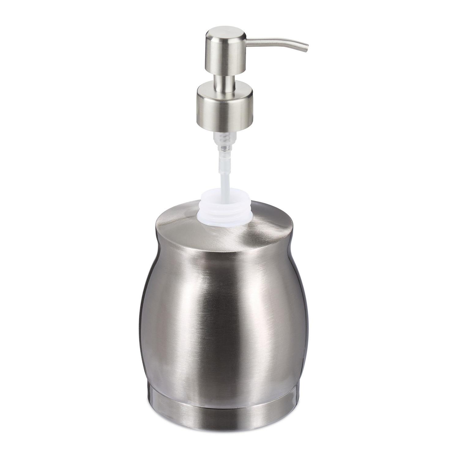 Northix Pompe à savon en acier inoxydable 390 ml  