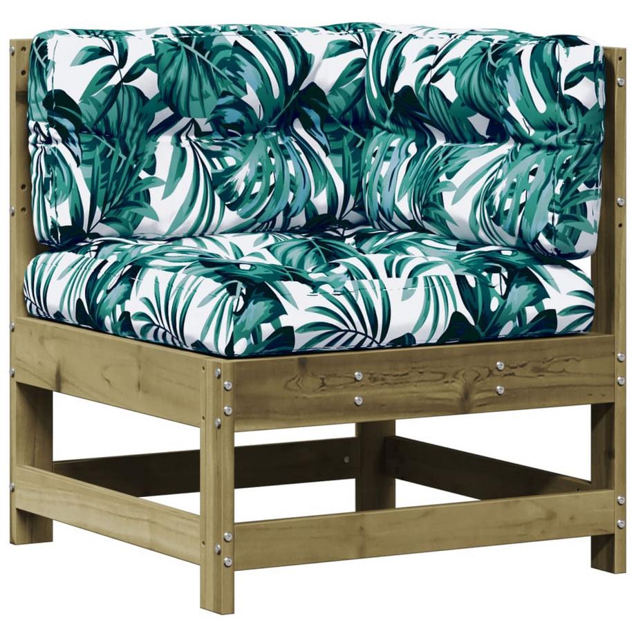 VidaXL Salon de jardin pinède imprégnée  