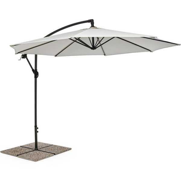 Image of Ampelschirm Texas 300 anthrazit natur Ampelschirm Texas 300 anthrazit natur