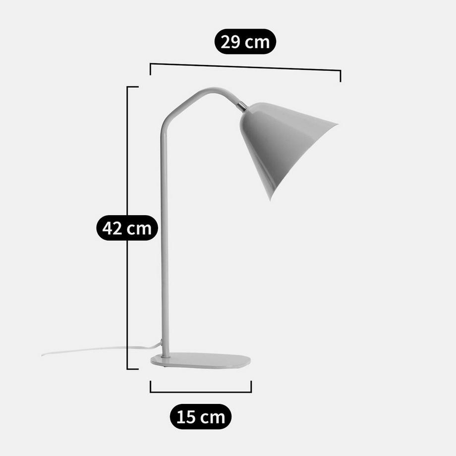 La Redoute Intérieurs Lampe à poser en métal fer  