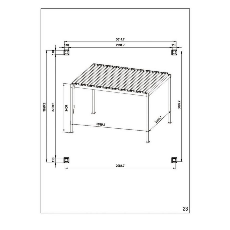 mutoni Gartenpavillon Garda anthrazit 300x400  