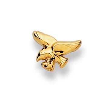 Einzel-Ohrstecker Adler Gelbgold 750, 8x10mm