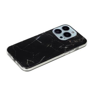 Cover-Discount  iPhone 14 Pro - Custodia siliconica Marmo 