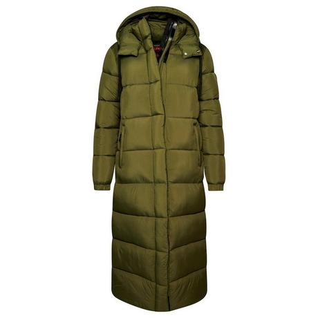 Superdry  lange daunenjacke damen ripstop 