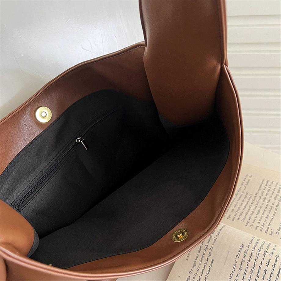 Only-bags.store Vintage Leder Student Klasse Umhängetasche Pendler Tragetasche Große Kapazität Umhängetasche  
