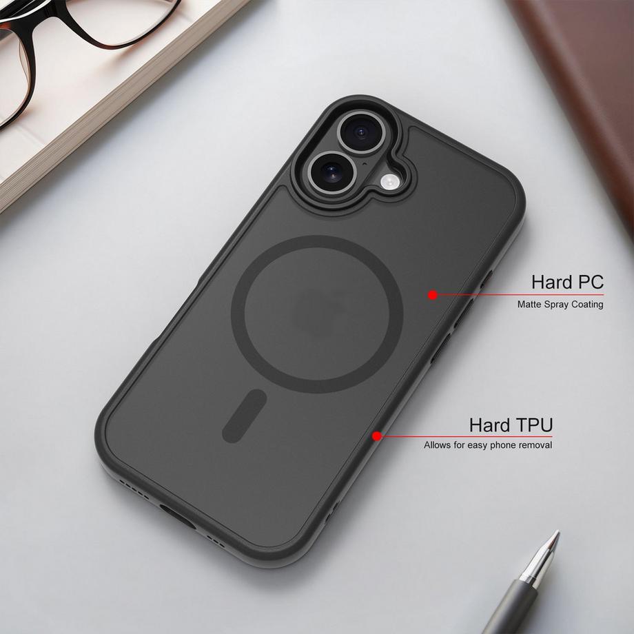 Cadorabo  iPhone 16 PLUS Hülle MagSafe kompatibel 