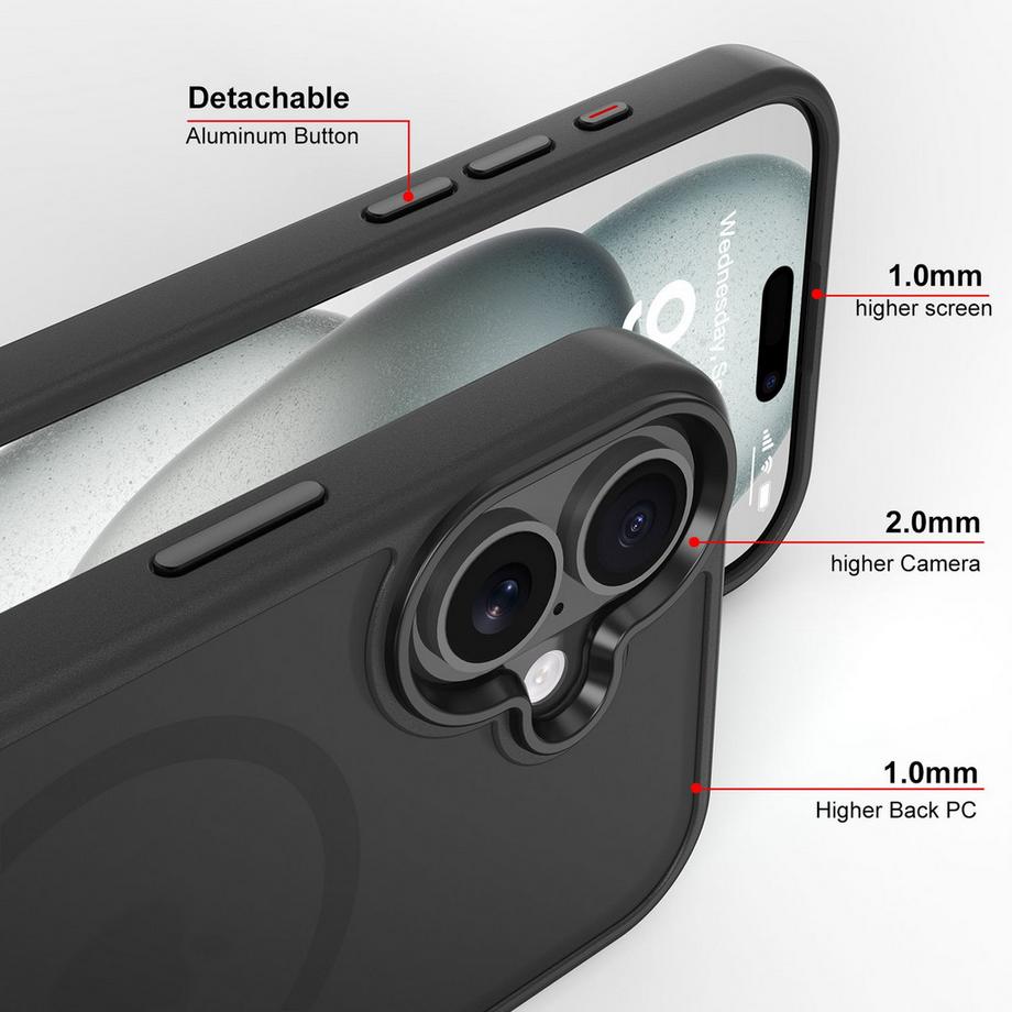 Cadorabo  iPhone 16 PLUS Hülle MagSafe kompatibel 