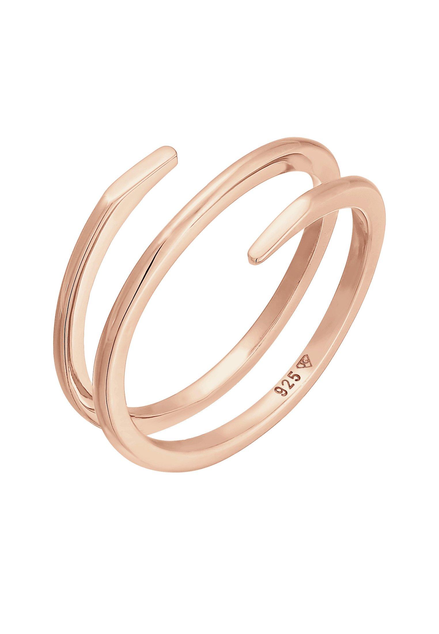 Image of Ring Wickeldesign Damen Goldrosa 60mm