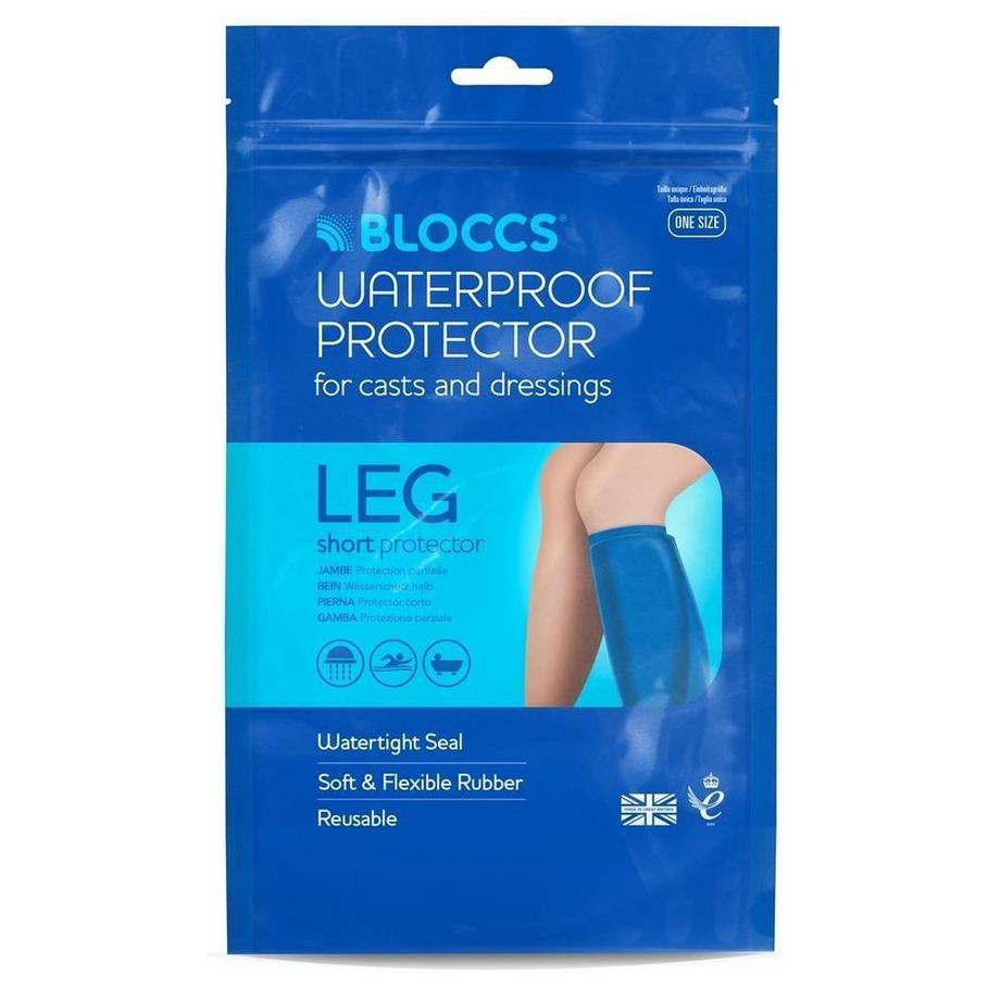 Bloccs  Protection de plâtre / pansement Bloccs pour bain et douche, étanche et résistant, Adulte 