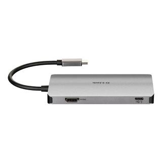 D-Link  DUB-M610 station d'accueil Avec fil USB 3.2 Gen 1 (3.1 Gen 1) Type-C Aluminium, Noir 