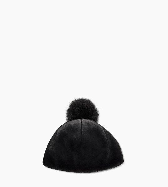 Monsieur Charli  FAUX FUR BEANIE W POM-0 