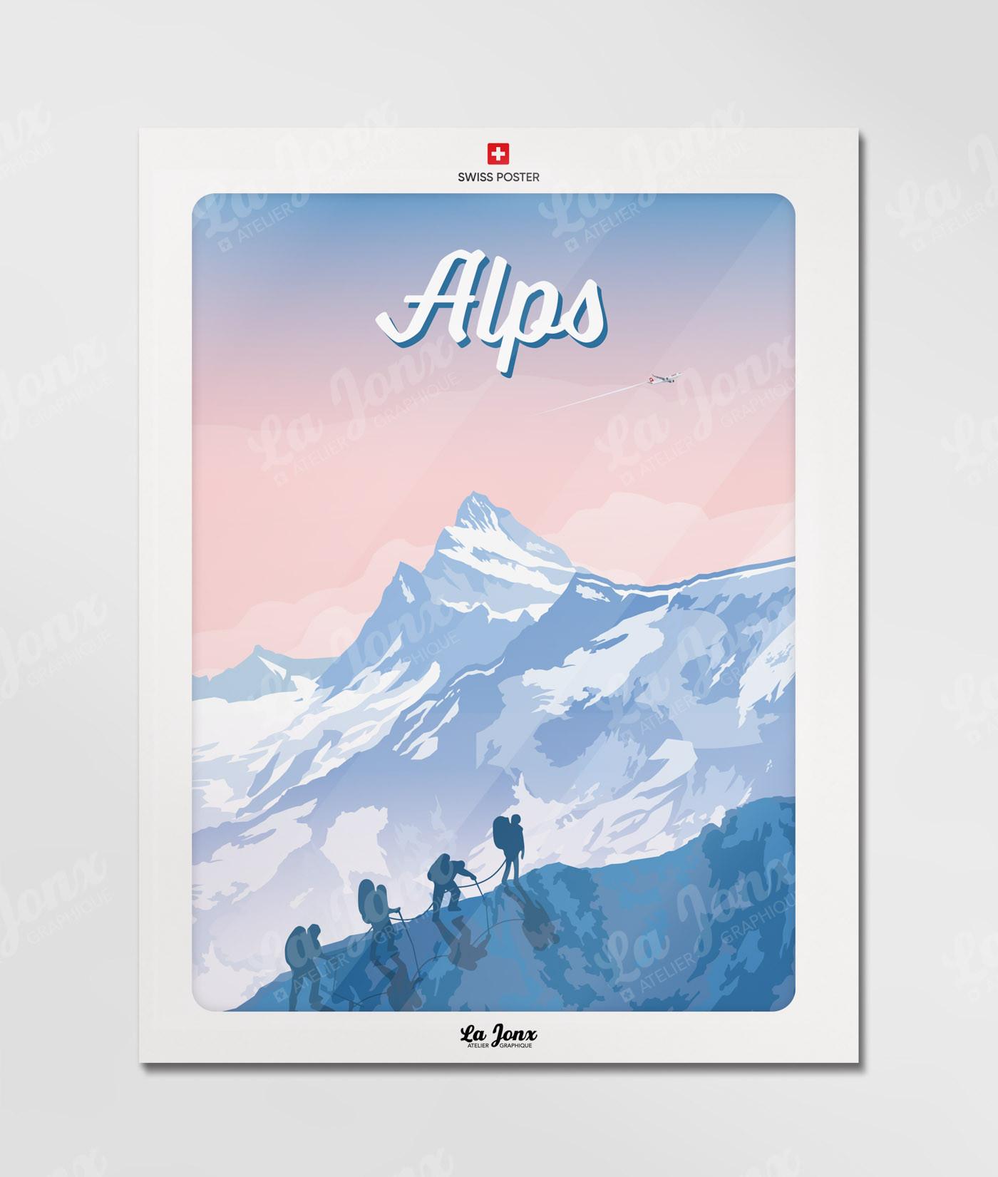 La-Jonx Alps - Poster  