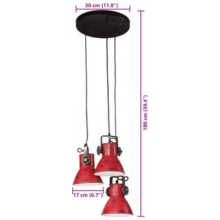 VidaXL Lampe suspendue fer  