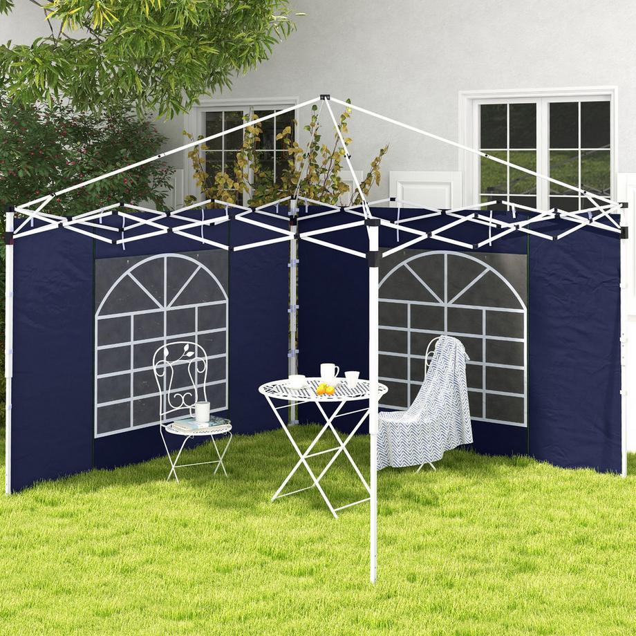 Outsunny Parois latérales pour pavillon  