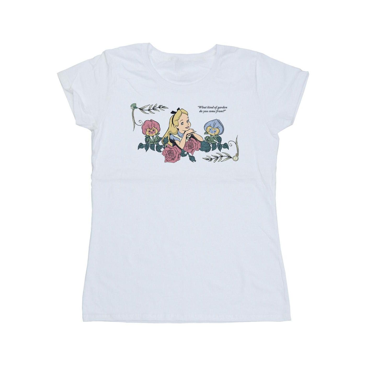 Disney  Tshirt ALICE IN WONDERLAND WHAT KIND OF GARDEN 