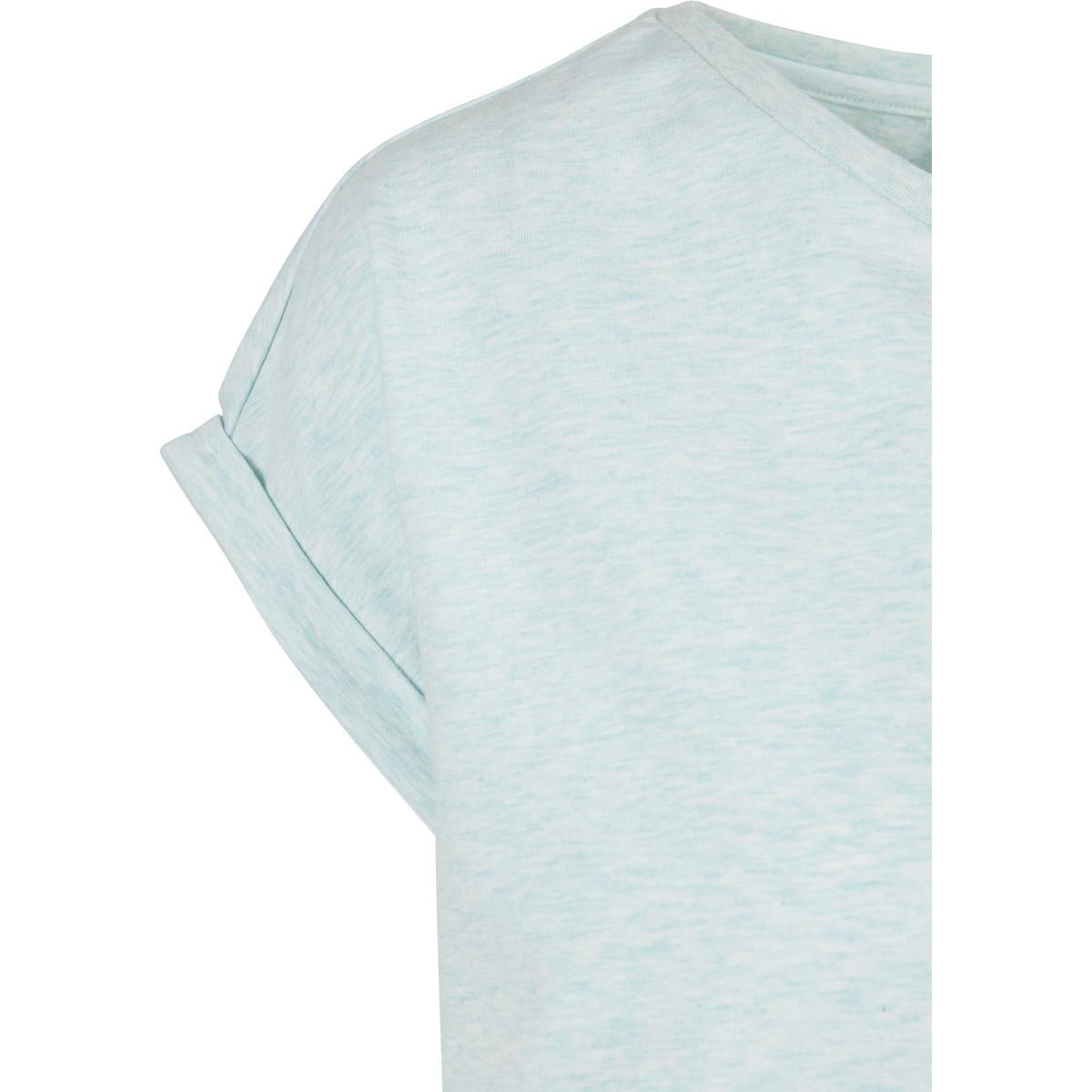 URBAN CLASSICS  t-shirt color melange extended shoulder-grandes tailles 