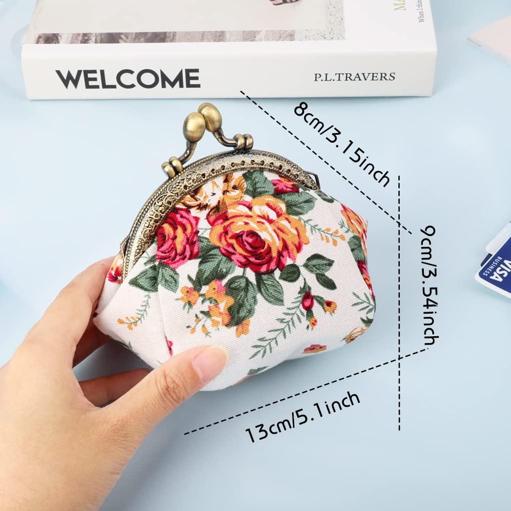 Only-bags.store Portamonete Floreale Retrò  