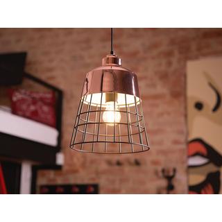 Beliani Lampe suspension en Métal Industriel MONTE  