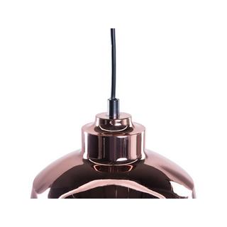 Beliani Lampe suspension en Métal Industriel MONTE  