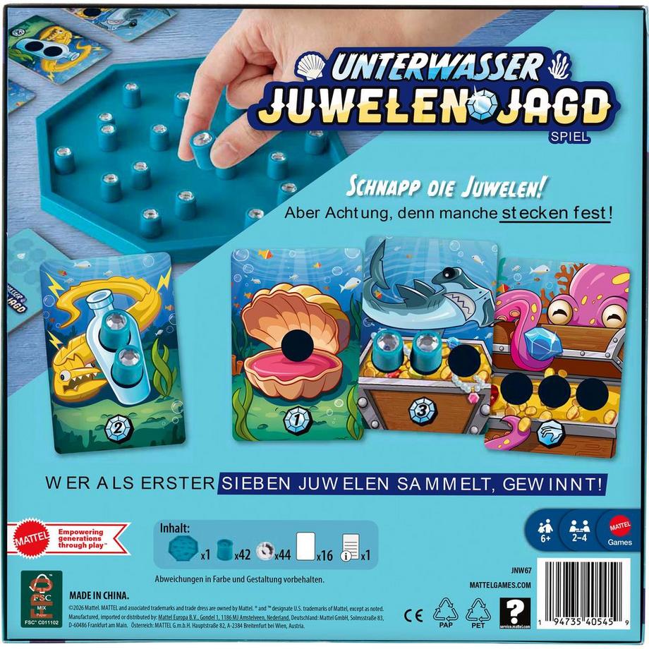 Mattel  Unterwasser Juwelen Jagd 