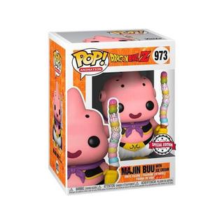 Funko  POP - POP & Tee - Dragon Ball - Majin Buu & Ice Cream - 973 - Special Edition 