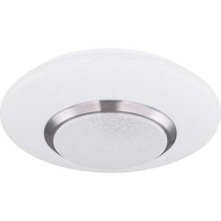 mutoni Plafonnier Candida métal blanc 1xRGBW LED  