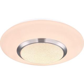 mutoni Plafonnier Candida métal blanc 1xRGBW LED  