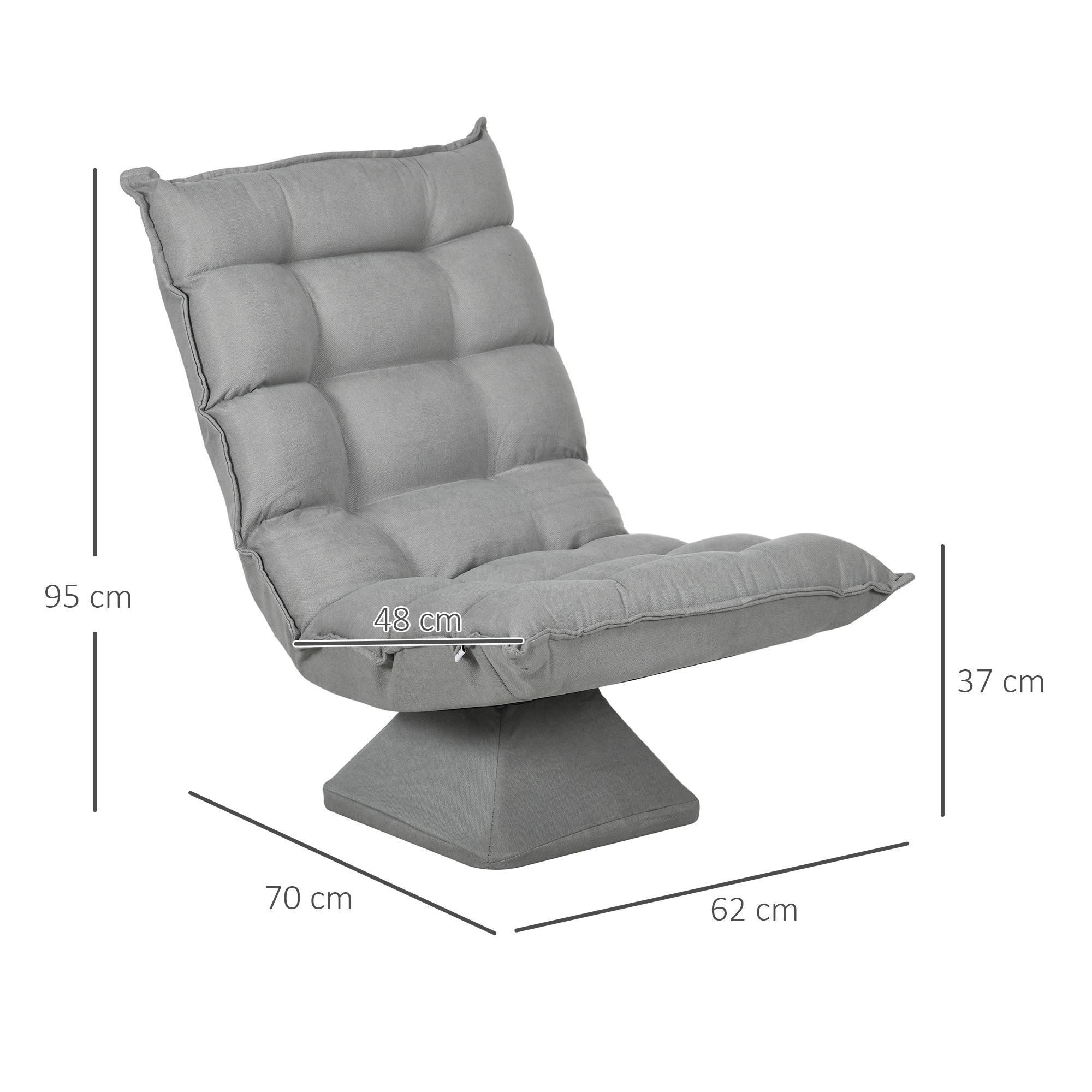 HOMCOM chaise de sol  