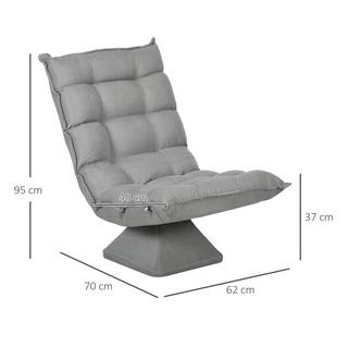 HOMCOM chaise de sol  