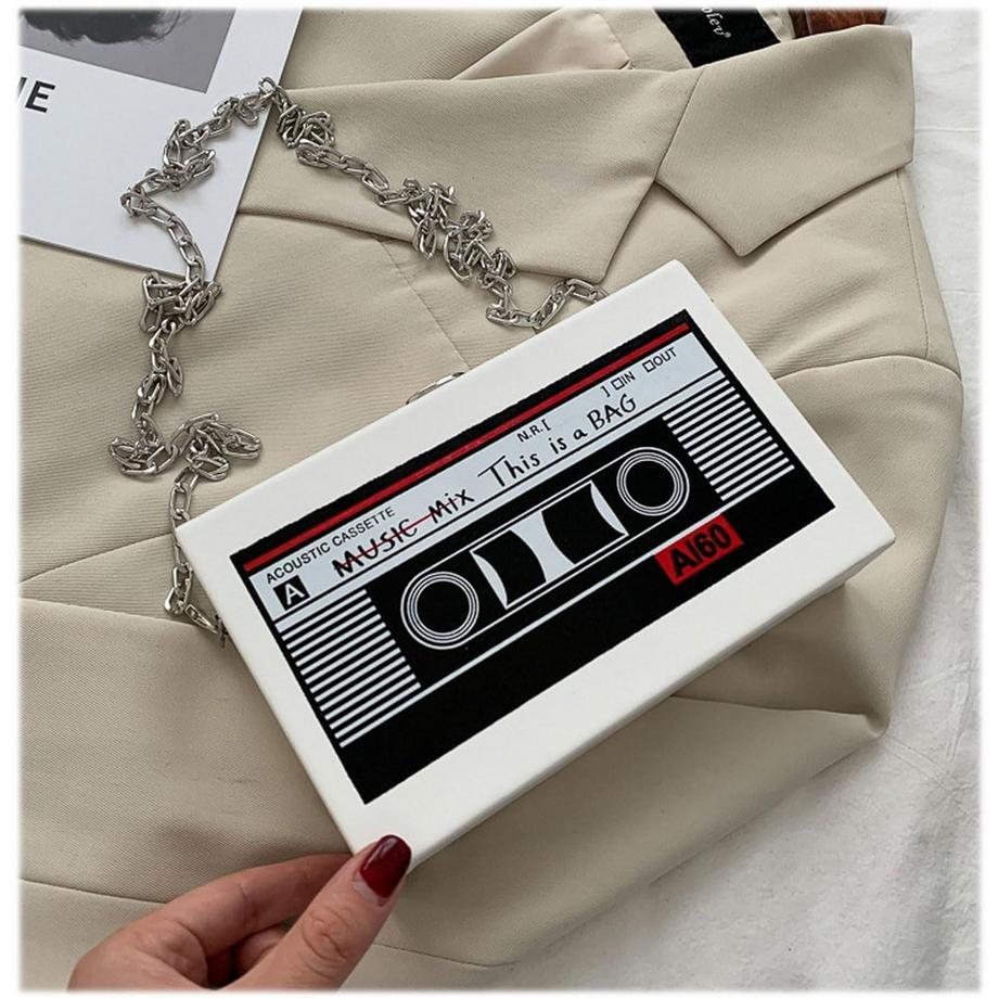 Only-bags.store Sac Bandoulière Cassette avec Chaîne  