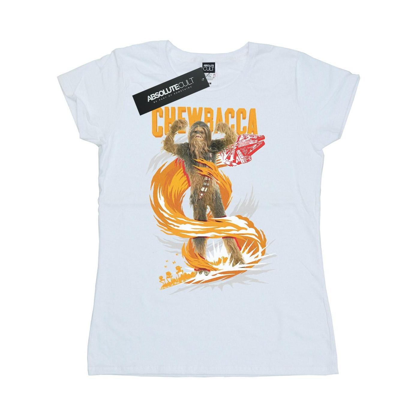 Image of Chewbacca Gigantic Tshirt Damen Weiss M