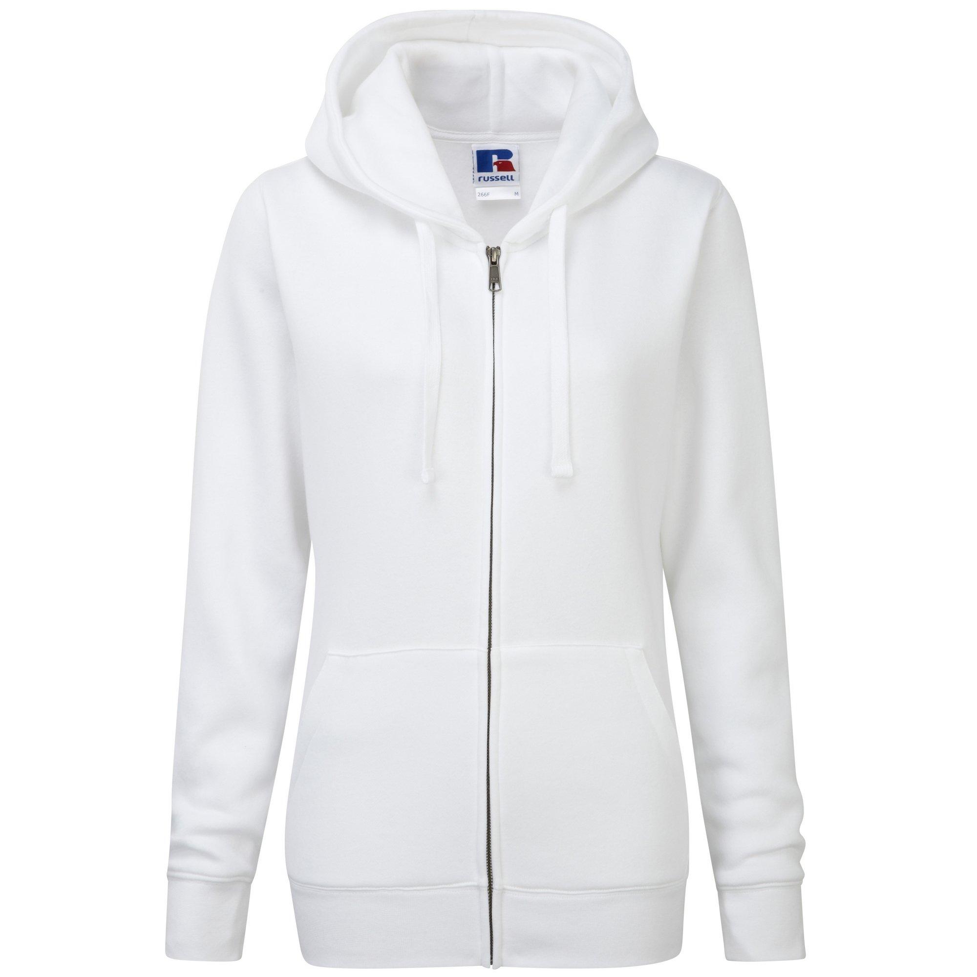 Image of Premium Authentisches Kapuzenjacken Damen Weiss M
