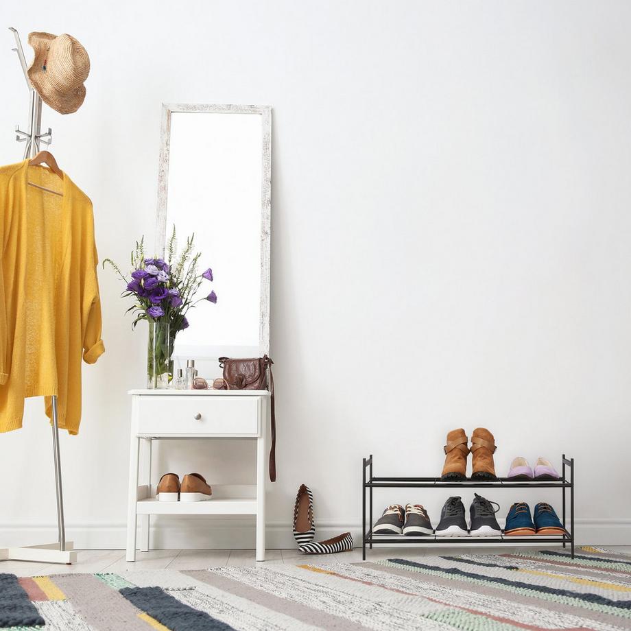 B2X Scarpiera impilabile con 2 ripiani  