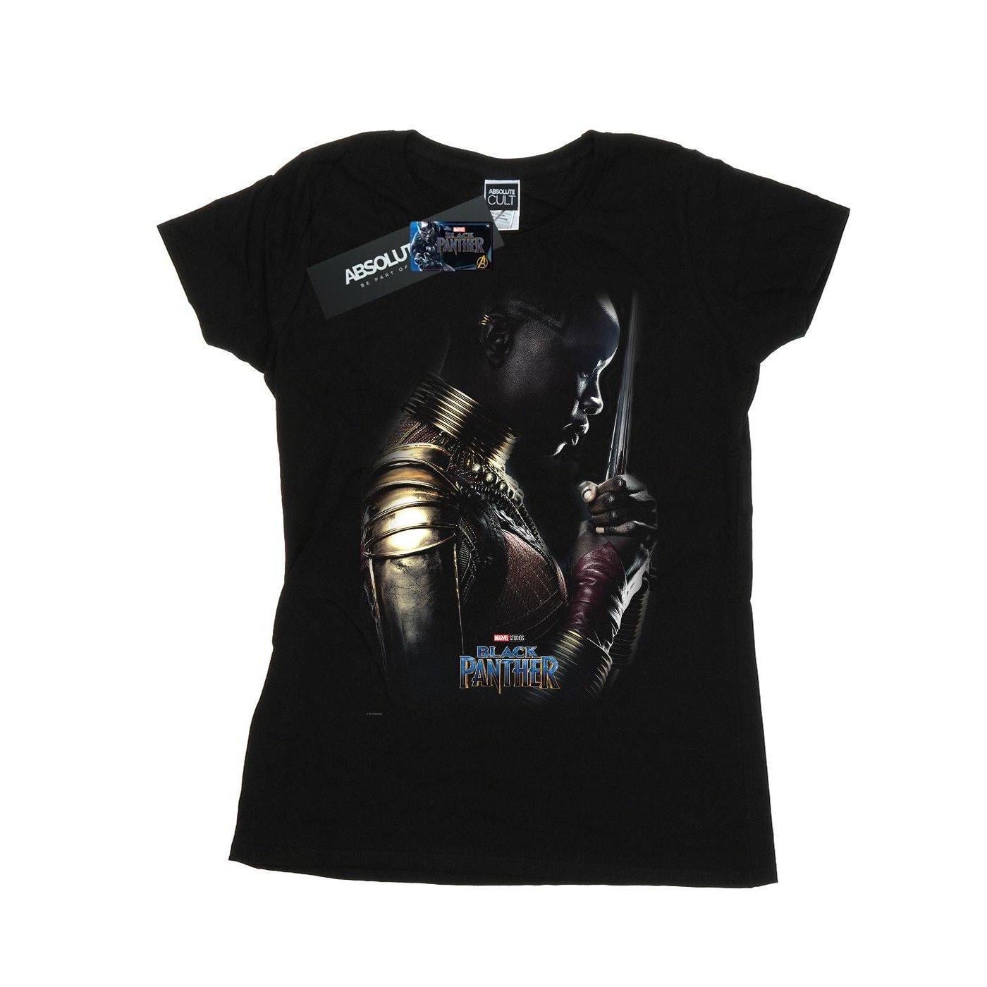 Image of Black Panther Okoye Poster Tshirt Damen Schwarz XXL